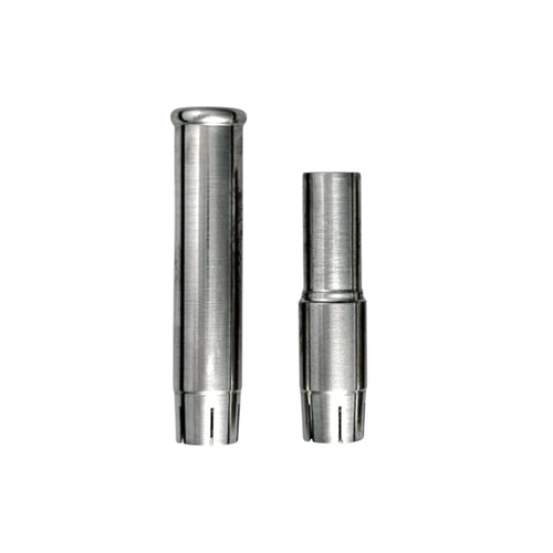 Step Down Micro hand drawn nickel silver ferrules, half set - bamboo fly rod ferrules